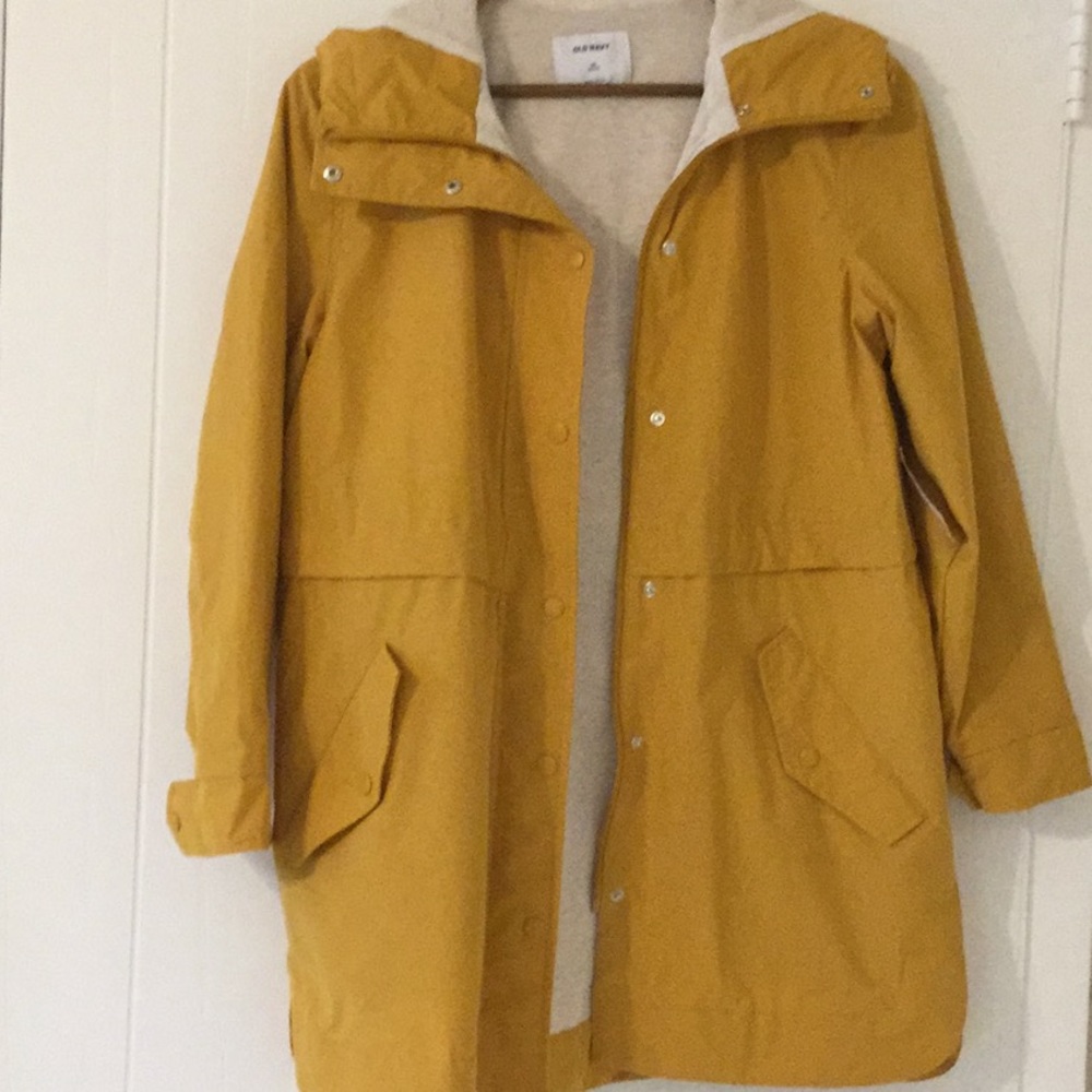 NWT OLD NAVY (XS) Cotton Hooded Jacket Pockets - Picture 4 of 12